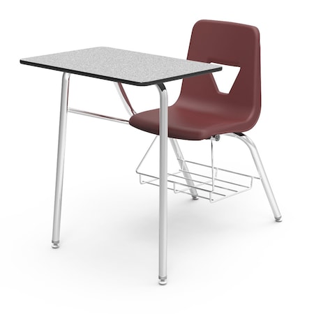 Virco 31.38 in. H, Molded Polypropylene Shell 24 in. W X 2400BR